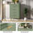 5 Drawer Fluted Dresser for Bedroom, Modern Wood Chest of Drawers with Handles for Closet Storage-609909425