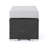 Enjoy Outdoors With Lounge Comfort Accessory - Grey Silver, Pe , Iron, Waterproof Cloth Outdoor Delight Feature Grey+Silver, +Iron, Water-, 7.98 Lb