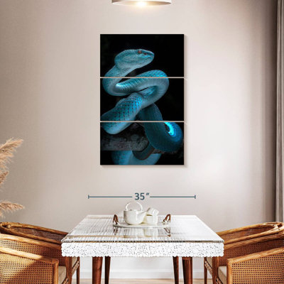 Brampt Glowing Blue Snake