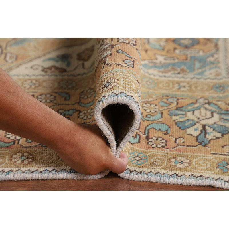 Tapis traditionnel rétro en laine 8 x 11
