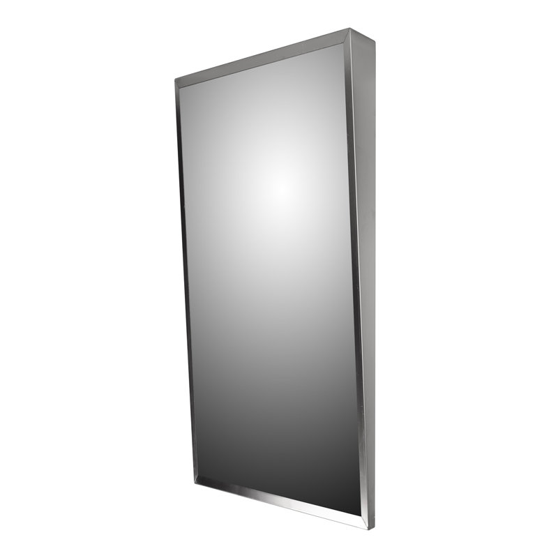 Crewkerne W H Surface Framed Medicine Cabinet Mirror Fixed, 30" H x 16" W x 4" D