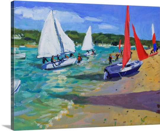"Maze" par Andrew Macara, reproduction d'art sur toile, H 24 po x l 30 po x P 1,25 po