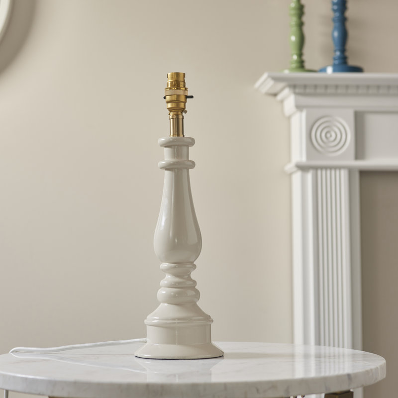 Myrtle 38cm Table Lamp Base, White