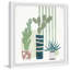 Grand vase de cactus-reproduction d’art sur papier encadrée-50906700