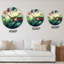 Petite fille et mouton chasseur - Horloge murale pour enfants-422734088