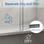 Porte de douche coulissante simple sans cadre de 56 à 60 po x H 76 po avec verre trempé transparent de 3/8 po (10 mm)-94288770