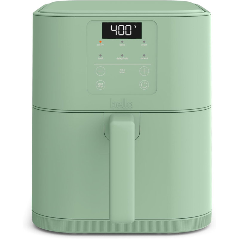 Bella Slim 6.0 QT Air Fryer, Slate, Slate