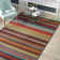 Vogel Synthetic Striped Indoor Rug