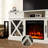 Hermis TV Stand for TVs up to 65" with Fireplace Included-78088937