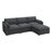 Abramson L-shaped Modular Sectional Upholstered Cloud Sofa-85395215