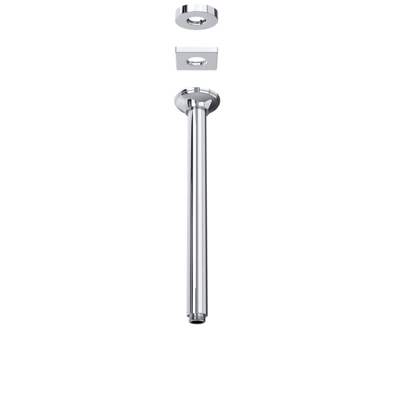 12 5/8" Ceiling Shower Arm, Polished Chrome