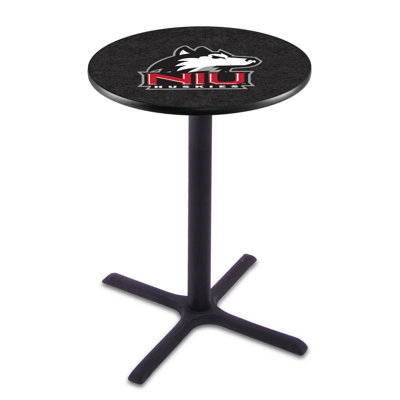 NCAA Round Metal Base Dining Table