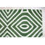 Hand Tufted Wool Area Rug in Green