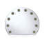 Miroir d'appoint ACME Alma, finition blanche