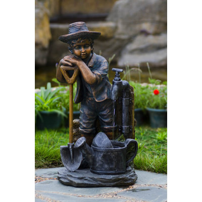 Outdoor Sculptural Fountain
