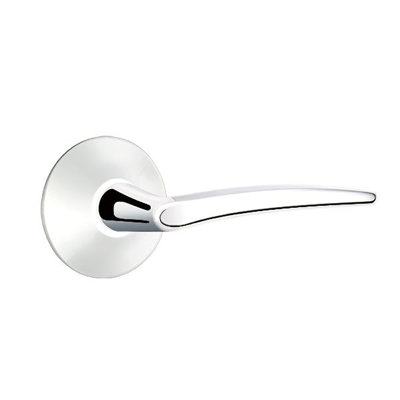 Poseidon Flat Privacy (Bed & Bath) Door Lever with Round Rosette
