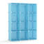 Armoire modulaire pour bébé de 10 cubes avec garde-robe et étagères ouvertes pour les vêtements, bleue-722361359