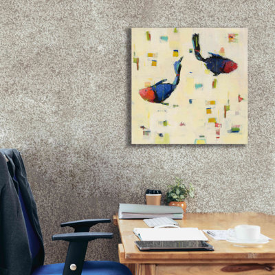 One Fish Two Fish Big  Wrapped Canvas Painting