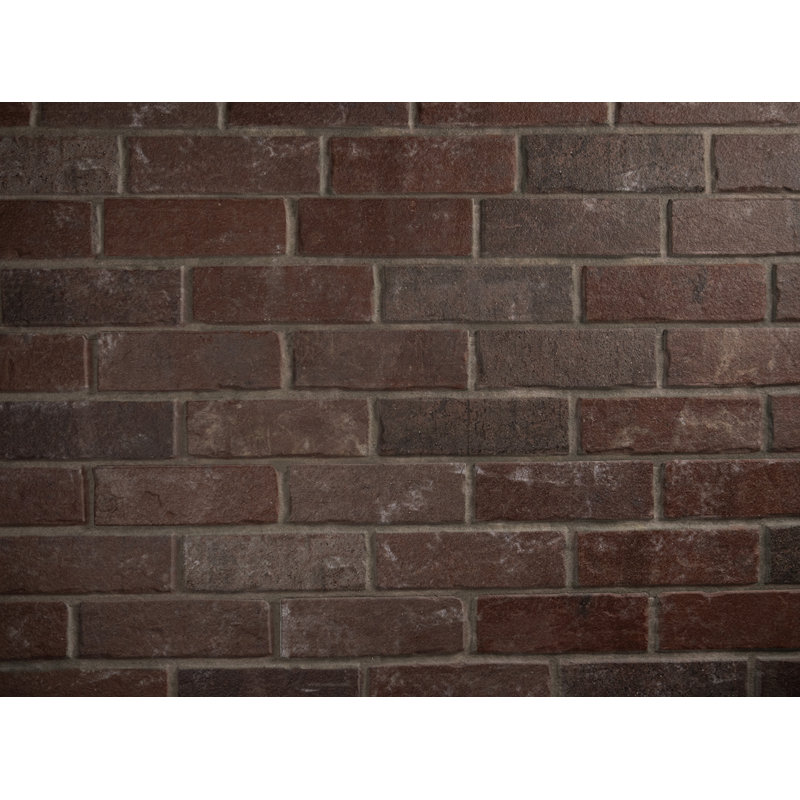 Brick 5.75" x 45" Peel and Stick Wall Paneling, Midtown