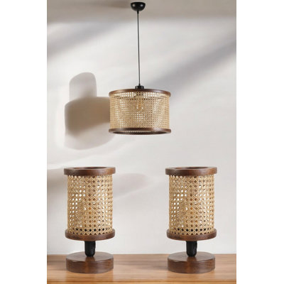 Allya - Light Wood Pendant