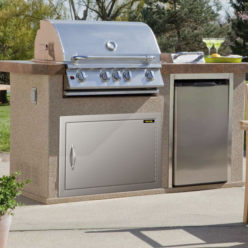 24x17 Inch Stainless Steel Outdoor BBQ Access Door