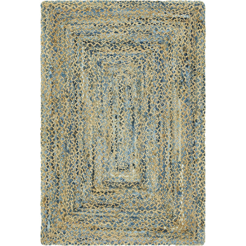 Tapis tressé Mullewa couleur lagon, Rectangle 4 pi x 6 pi