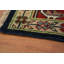 Tapis unique en coton de 13 pi 10 po x 9 pi 11 po bleu marine et bleus