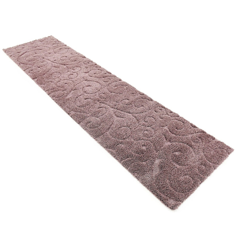 Tapis mauve Vine, Tapis de couloir 2 pi x 6 pi 7 po