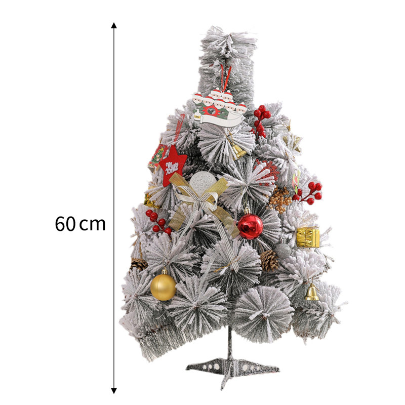 1.97' H Lighted Artificial Pine Christmas Tree
