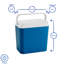 Harbour Housewares 24L Ice Chest in Blue