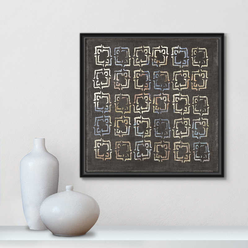 «Golden Folklore II» par Aimee Wilson, Noir, H 17,5 po x l 17,5 po