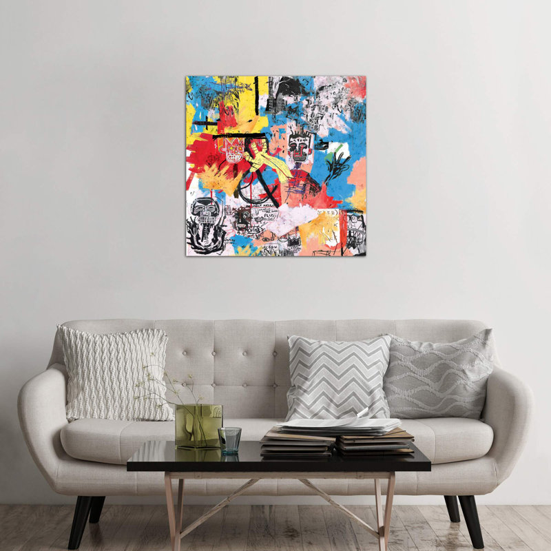 57 Great Jones Street by PinkPankPunk - Wrapped Canvas Gallery-Wrapped Canvas Giclee, 45.72 cm H x 45.72 cm W x 1.91 cm D