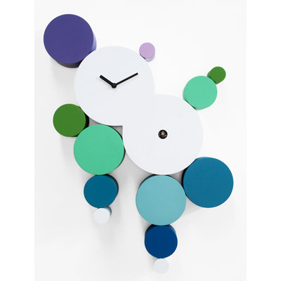 Eduardo Wood Wall Clock