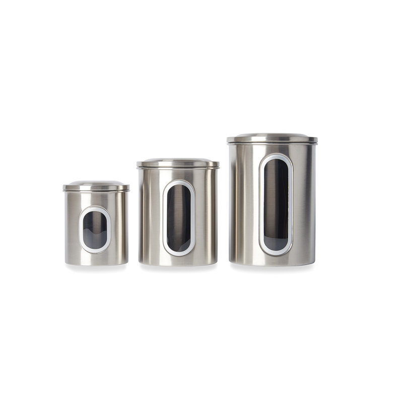 Ensemble 3 pièces de pots de rangement de cuisine