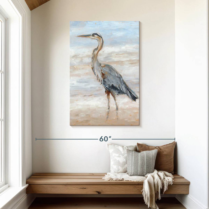 Brampt Beach Heron II, 45" H x 30" W