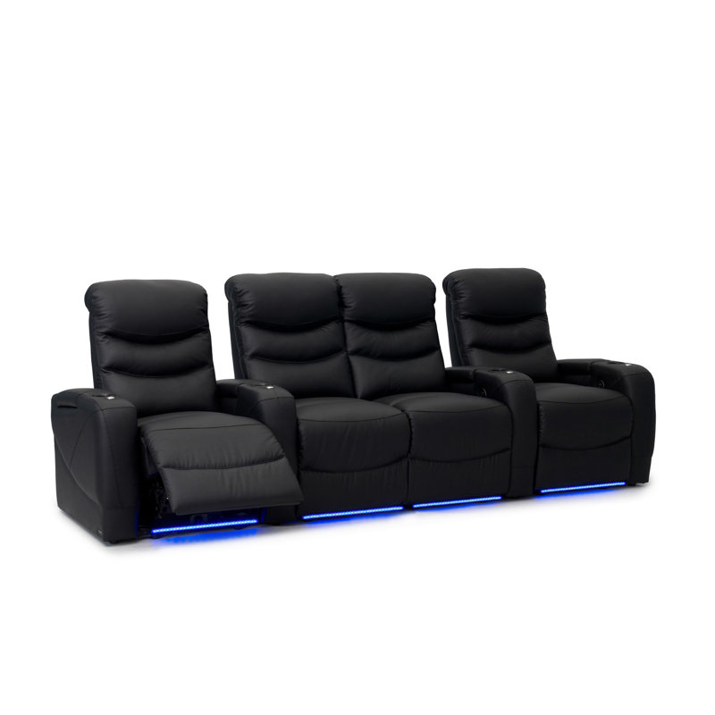 Rangée de cinéma maison Stealth HR Series (rangée de 4), Ultranoir