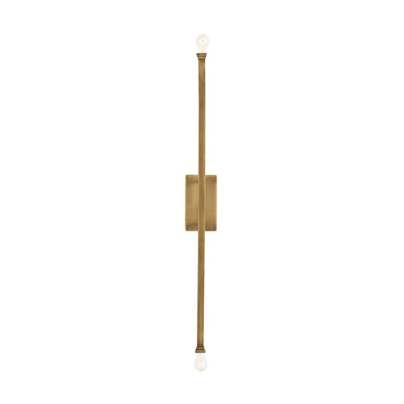 Hutu 2 - Light Wallchiere, Antique Brass