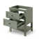 24" Single Bathroom Vanity Base Only, 2 Smooth Drawers, Sink not Included