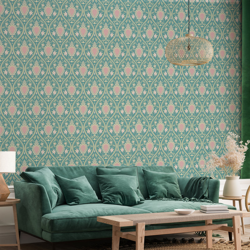 Murale damas Art Nouveau Floral