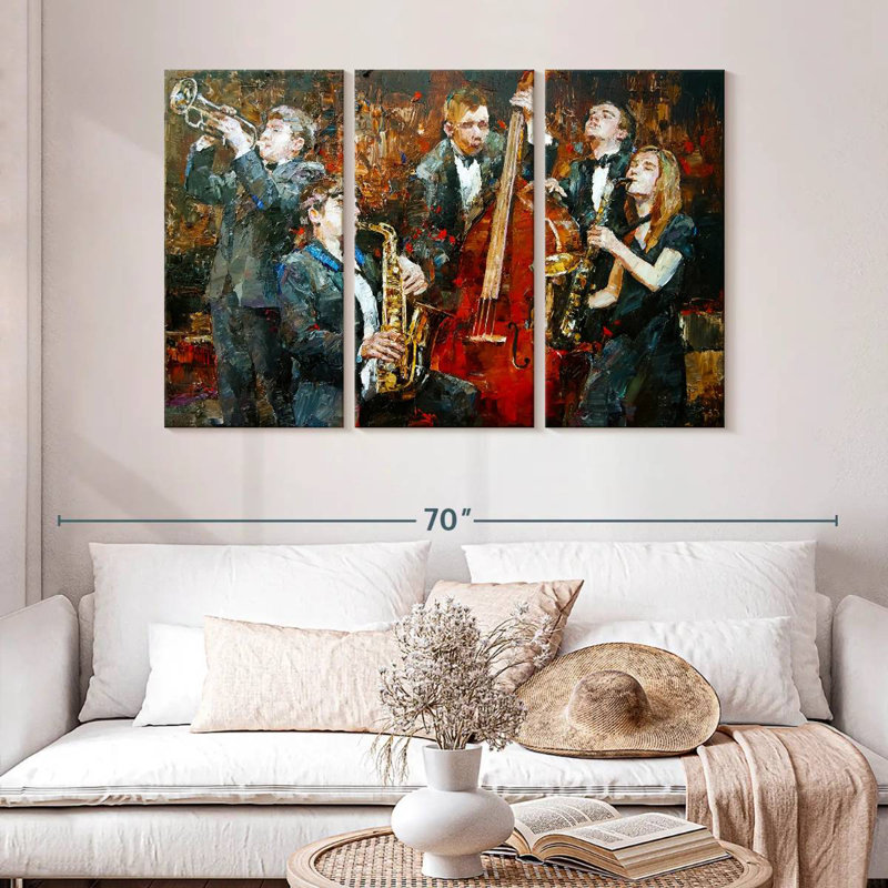 Musiciens d'Abarca, H 32 po x l 50 po