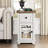 1-Drawers End Tables for Living Room with Storage and Built-in Outlets-1411328453