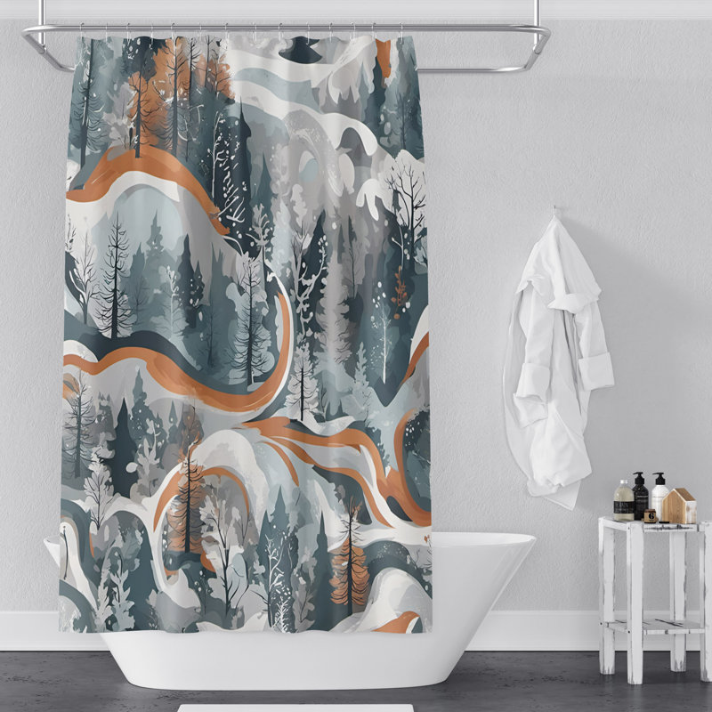 Rideau de douche SH00823, L 70 po x H 93 po