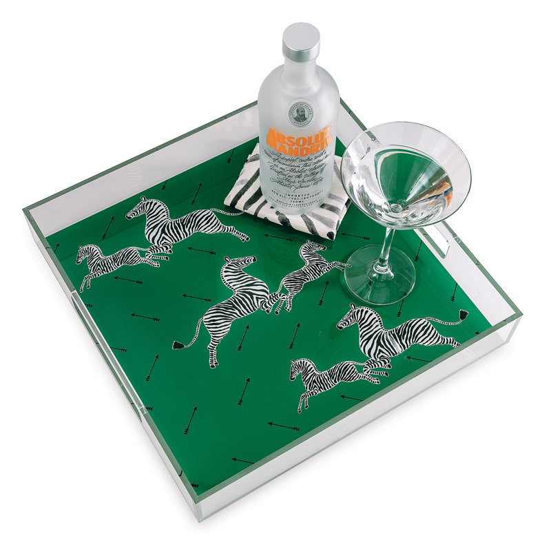 Scalamandre Maison Tray, Green