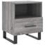 Vinny 40cm W Iron Bedside Table-1727785528