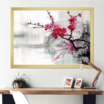 Asian Art Sumi Lake II, reproduction d'art sur toile
