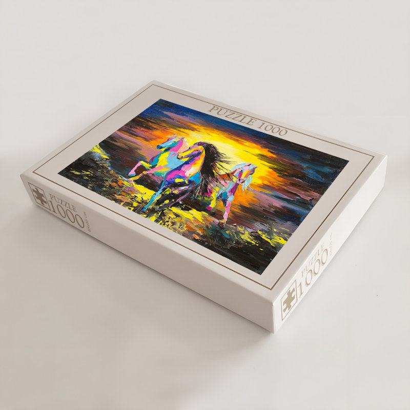 Casse-tête 1000 pièces, 26,8 po x 18,9 po | Conception 100% carton de haute qualité et éclatante | Parfait pour le plaisir en famille, le soulagement du stress et les jeux éducatifs | Cadeau pour adultes et enfants | Dimensions de la boîte: 13,2 po x 9,1 po x 2,0 po