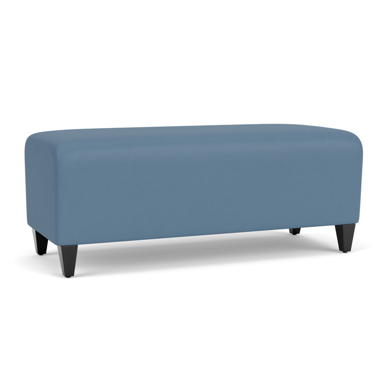 Banc de réception Ravenna, Bois noir, Open House Quarry - bleu