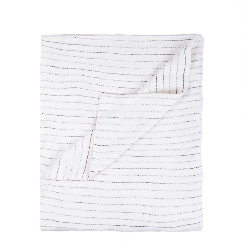 Cambria Linen Duvet Cover, Queen Duvet Cover, White