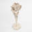 Vintage Inspired White Lotus Flower Candle Holder, Rustic Candle Holder, Wedding Table Decor
