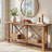 70.9'' Solid Wood Console Table with Storage for Entryway